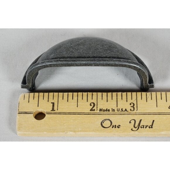 Stone Mill Hardware Drawer Pulls 3" Center Swedish Iron Arch Cup 10 Pack - Picture 4 of 7